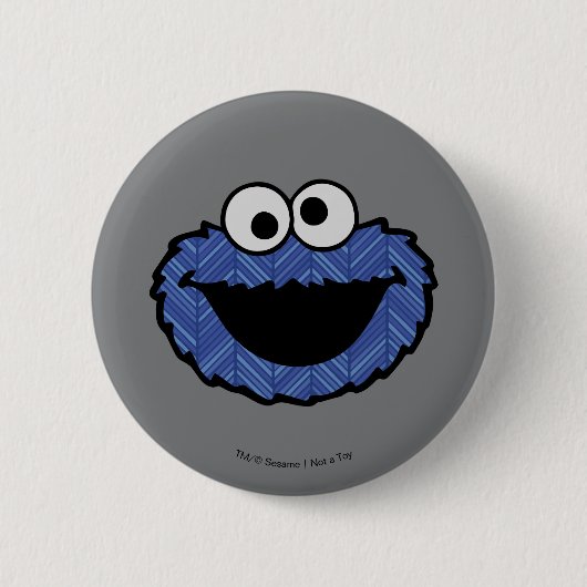 Cookie Monster | 80's flashback Ronde Button 5,7 Cm (Voorkant)