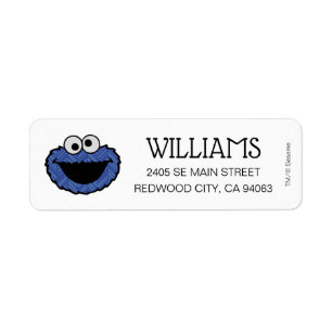 Cookie Monster   80's Terugblik Etiket