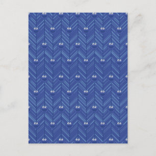 Cookie Monster   80's Throwback Pattern Briefkaart