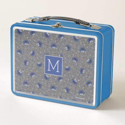 Cookie Monster | 80's Throwback Polka Dot Pattern (Voorkant)