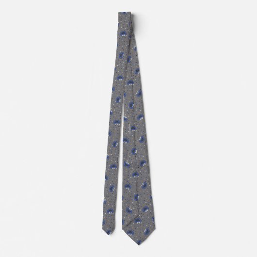 Cookie Monster | 80's Throwback Polka Dot Pattern Stropdas (Achterkant)