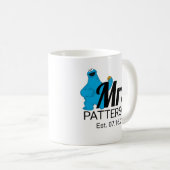 Cookie Monster Aangepaste Mok voor Koppels (Voorkant rechts)