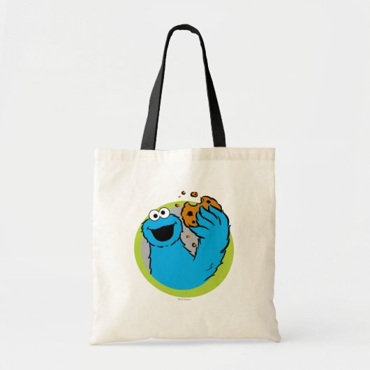 Cookie Monster Afbeelding Tote Bag (Voorkant)