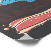 Cookie Monster B Is For Bacon Poster (Hoek)