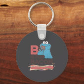 Cookie Monster B Is For Bacon  Sleutelhanger (Voorkant)