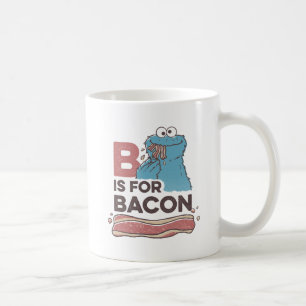 Cookie Monster   B staat voor Bacon Koffiemok