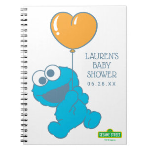 Cookie Monster Baby shower Gast & Geschenkenlijst Notitieboek