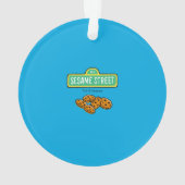 Cookie Monster Baby's 1st Christmas Photo Ornament (dos)