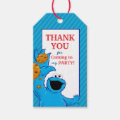 Cookie Monster Birthday Cadeaulabel (Voorkant)