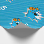 Cookie Monster Birthday Cadeaupapier (Hoek)