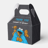 Cookie Monster Birthday Chalkboard Bedankdoosjes (Achterkant)