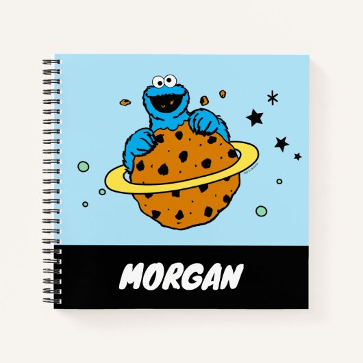 Cookie Monster | Buiten deze wereld | Naam toevoeg Notitieboek (Voorkant)