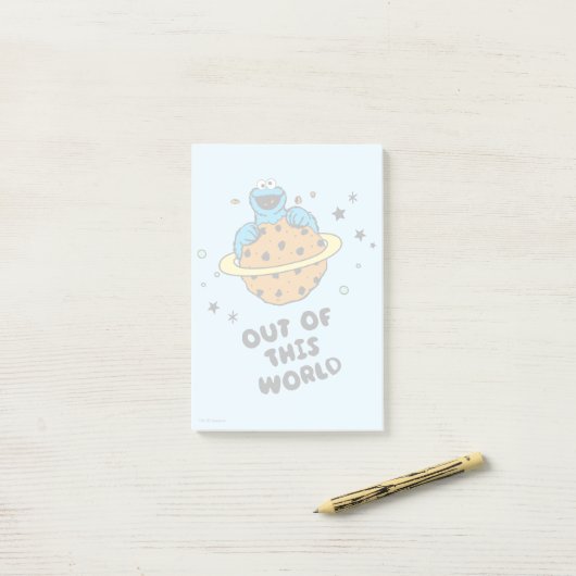 Cookie Monster | Buiten deze wereld Post-it® Notes (Op bureau)
