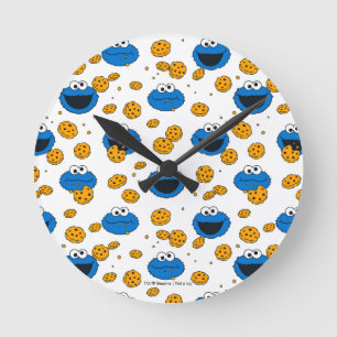 Cookie Monster   C is voor Cookie Patroon Ronde Klok