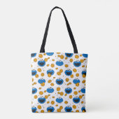 Cookie Monster | C is voor Cookie Patroon Tote Bag (Achterkant)