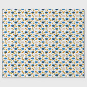 Cookie Monster | C is voor Cookie Pattern Cadeaupapier (Vlak)