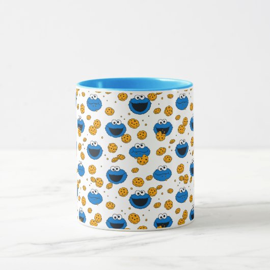Cookie Monster | C is voor Cookie Pattern Mok (Midden)