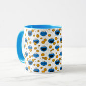 Cookie Monster | C is voor Cookie Pattern Mok (Voorkant links)