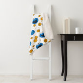 Cookie Monster | C is voor Cookie Pattern Sherpa Deken (In situ)