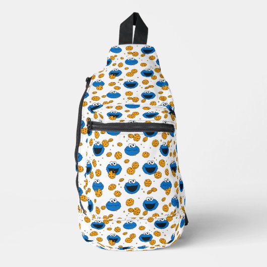 Cookie Monster | C is voor Cookie Pattern Sling Bag (Voorkant)