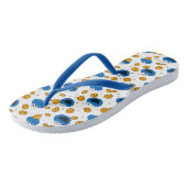 Cookie Monster | C is voor Cookie Pattern Teenslippers (Schuin)