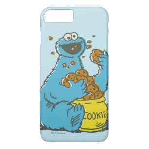 Cookie Monster  iPhone 8 Plus / 7 Plus Hoesje