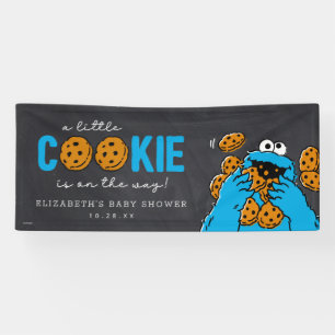 Cookie Monster Chalkboard Baby shower Spandoek