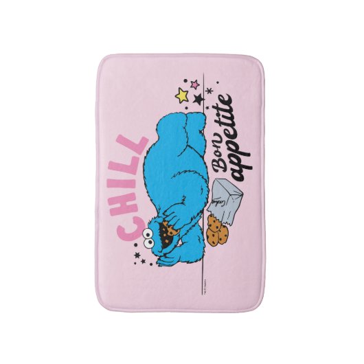 Cookie Monster | Chill Bon Appetite Badmat (Voorkant Verticaal)