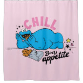 Cookie Monster | Chill Bon Appetite Douchegordijn (Voorkant)