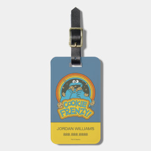 Cookie Monster Cookie Frenzy Bagagelabel