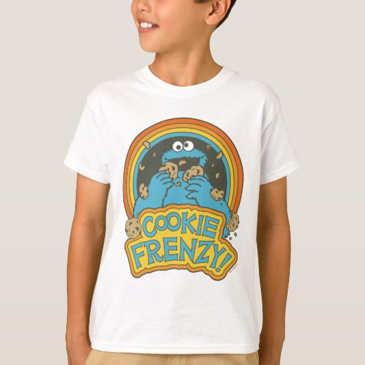  Cookie Monster | Cookie Frenzy T-shirt (Voorkant)