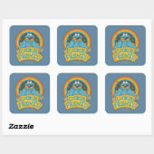  Cookie Monster | Cookie Frenzy Vierkante Sticker (Vel)