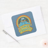 Cookie Monster | Cookie Frenzy Vierkante Sticker (Envelop)