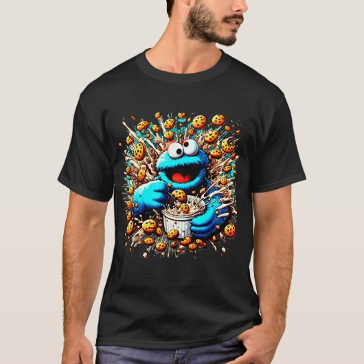 Cookie Monster Craze T-shirt (Voorkant)