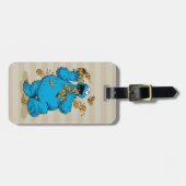 Cookie Monster Crazy Cookies Bagagelabel (Voorkant horizontaal)