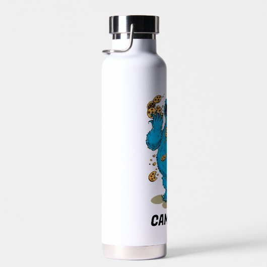 Cookie Monster Crazy Cookies | Jouw namen toevoege Waterfles (Rechts)