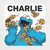 Cookie Monster Crazy Cookies Labels (Design 2)