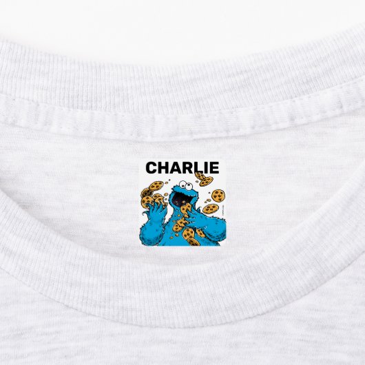 Cookie Monster Crazy Cookies Labels (Aangebracht)