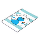 Cookie Monster Doodley Graphic Notitieboek (Linkerzijde)