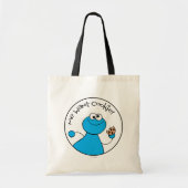 Cookie Monster Doodley Graphic Tote Bag (Voorkant)