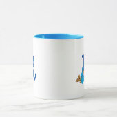  Cookie Monster Eating Cookies Monogram R Mok (Midden)