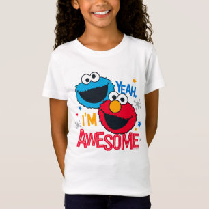 Cookie Monster & Elmo I'm Awesome T-shirt