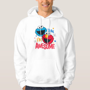 Cookie Monster & Elmo Ja, ik ben geweldig Hoodie