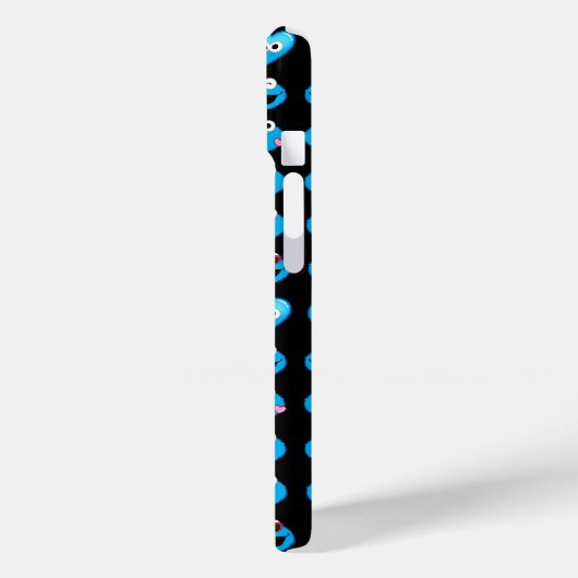 Cookie Monster Emoji Pattern Case-Mate iPhone Case (Achterkant / Links)
