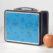 Cookie Monster en Cookies Blue Pattern (In situ)