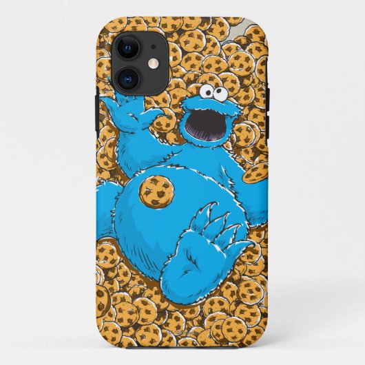  Cookie Monster en Cookies Case-Mate iPhone Case (Achterkant)