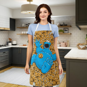  Cookie Monster en Cookies Schort