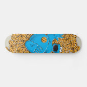  Cookie Monster en Cookies Skateboard (Horizontaal)