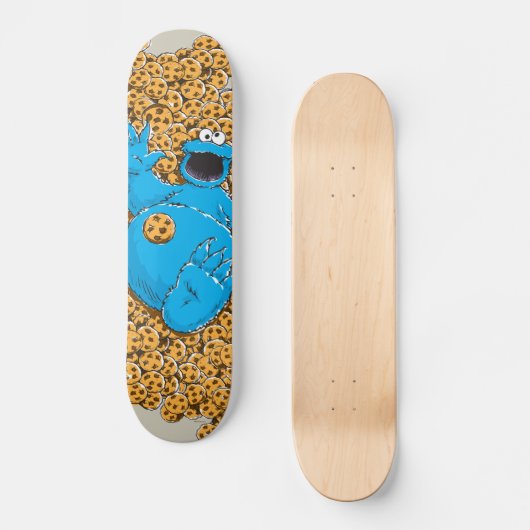  Cookie Monster en Cookies Skateboard (Voorkant)