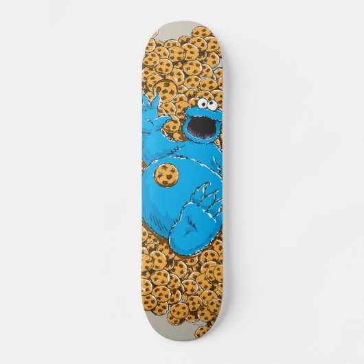  Cookie Monster en Cookies Skateboard (Voorkant)